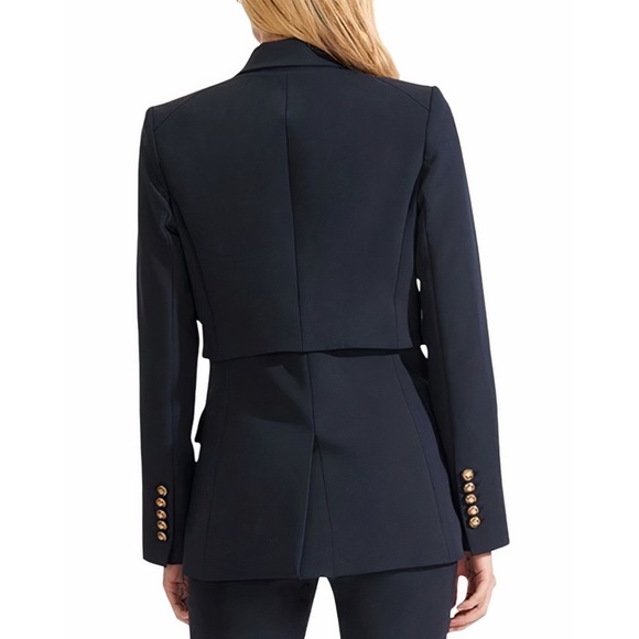 NWOT Veronica Beard Mori Dickey Blazer Navy Tailored Jacket Size 4 - Picture 5 of 8